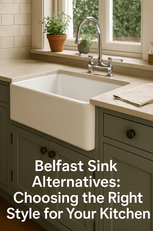 Belfast Sink Alternatives: Choosing the Right Style for Your Kitchen - The Painted Kitchen Company Ltd