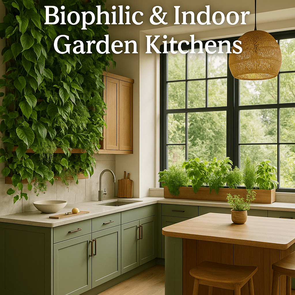 Biophilic & Indoor Garden Kitchens - The Painted Kitchen Company Ltd