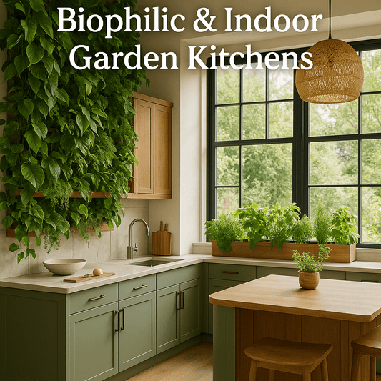 Biophilic & Indoor Garden Kitchens - The Painted Kitchen Company Ltd