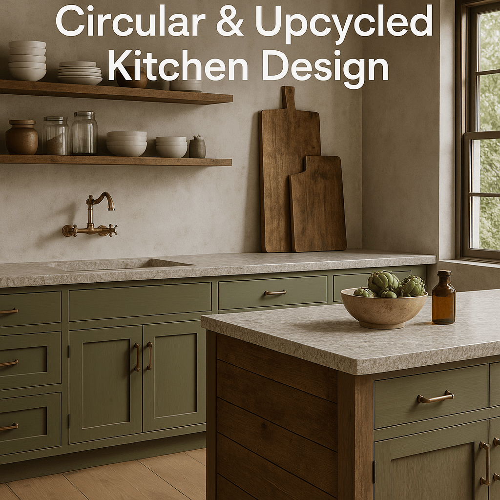 Circular & Upcycled Kitchen Design - The Painted Kitchen Company Ltd