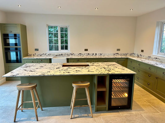 Client Spotlight - Relaxing Green - The Painted Kitchen Company Ltd