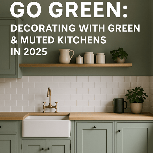 Go Green: Decorating with Green & Muted Kitchens in 2025 - The Painted Kitchen Company Ltd
