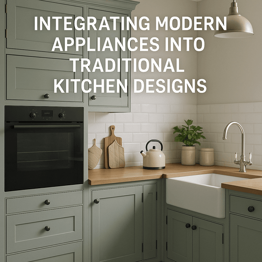 Integrating Modern Appliances into Traditional Kitchen Designs - The Painted Kitchen Company Ltd