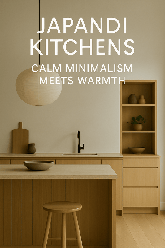Japandi Kitchens: Calm Minimalism Meets Warmth - The Painted Kitchen Company Ltd