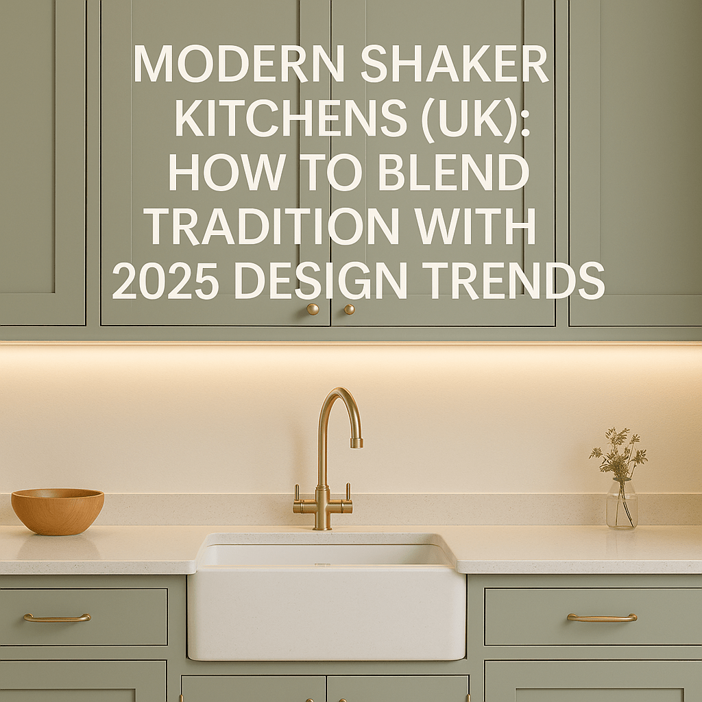 Modern Shaker Kitchens (UK): How to Blend Tradition with 2025 Design Trends - The Painted Kitchen Company Ltd