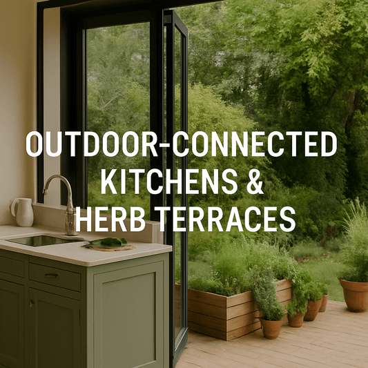 Outdoor‑Connected Kitchens & Herb Terraces - The Painted Kitchen Company Ltd