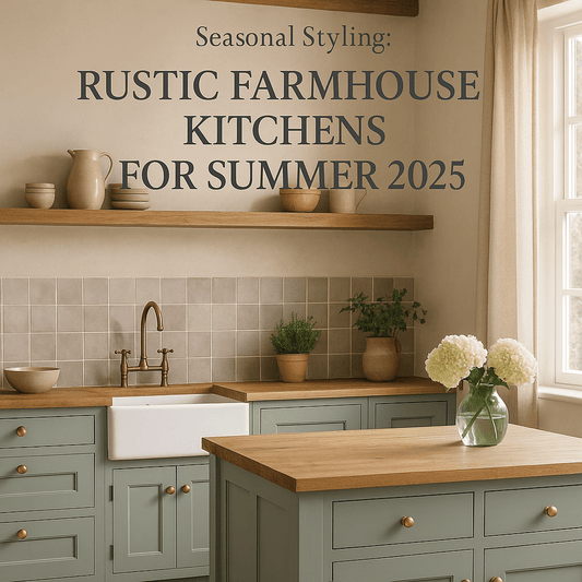 Seasonal Styling: Rustic Farmhouse Kitchens for Summer 2025 - The Painted Kitchen Company Ltd