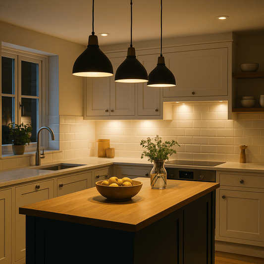 The Role of Lighting in Kitchen Design: Creating Ambiance and Functionality - The Painted Kitchen Company Ltd