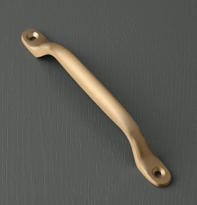 Brushed Satin Brass Handles - The Painted Kitchen Company Ltd