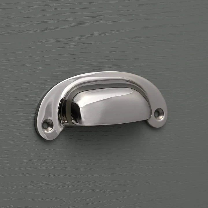 Polished Nickel Handles - The Painted Kitchen Company Ltd