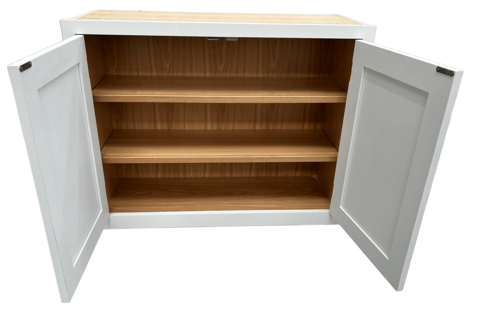 SWC 1200 - 1200mm wide Short Double door Wall cabinet - The Painted Kitchen Company Ltd