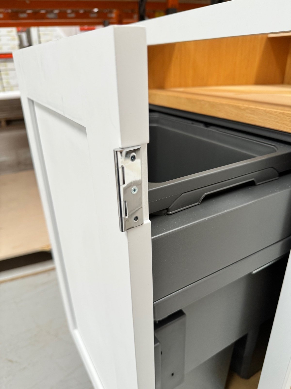 BIN 500 - Bin to Suit a 500mm Wide base Cabinet (Cabinet not included) - The Painted Kitchen Company Ltd