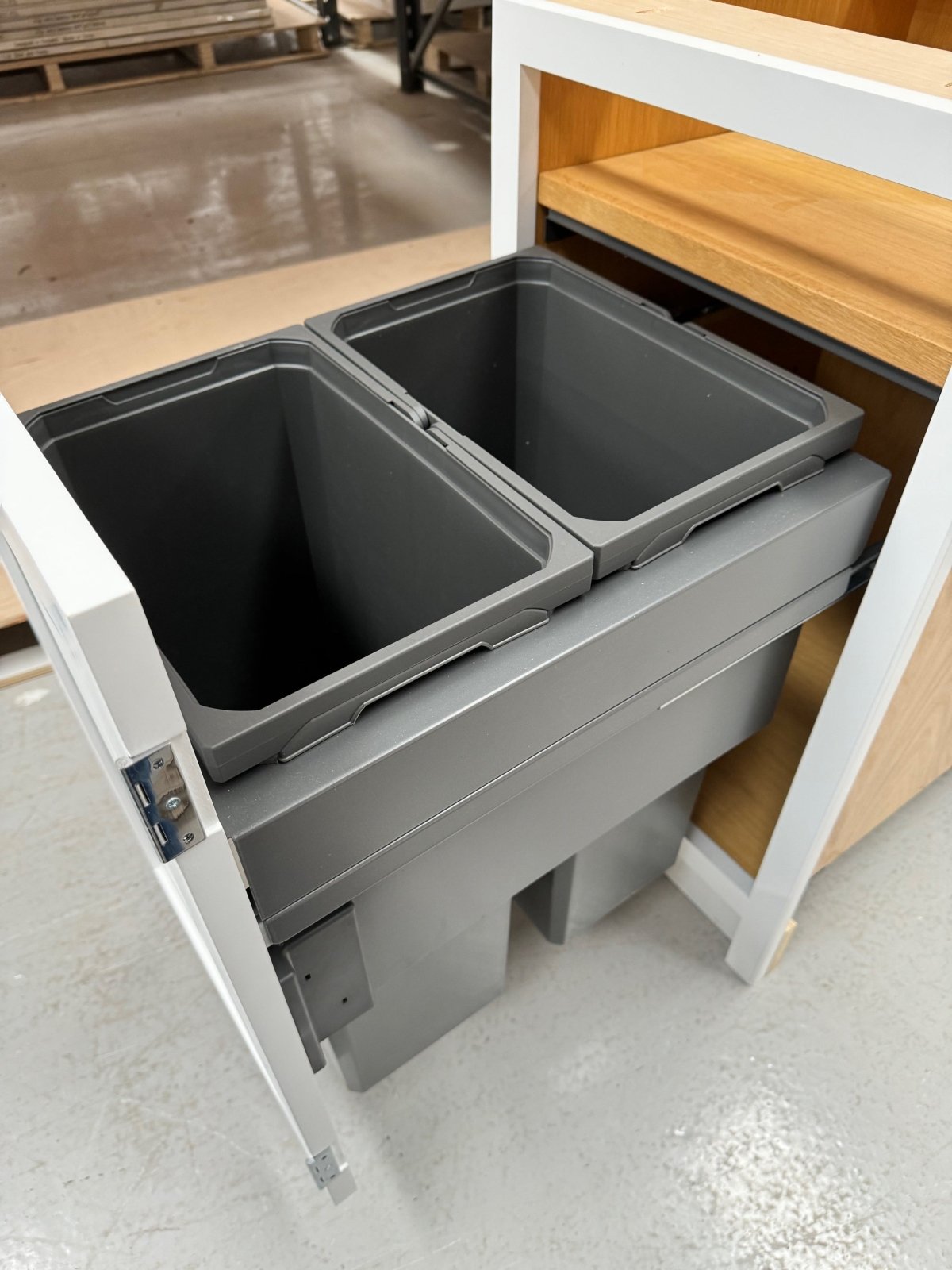 BIN 500 - Bin to Suit a 500mm Wide base Cabinet (Cabinet not included) - The Painted Kitchen Company Ltd