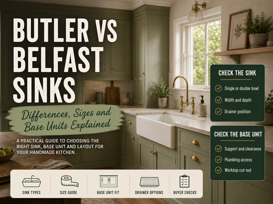 Butler vs Belfast Sinks: What’s the Difference, What Fits, and Which Base Unit Do You Need?