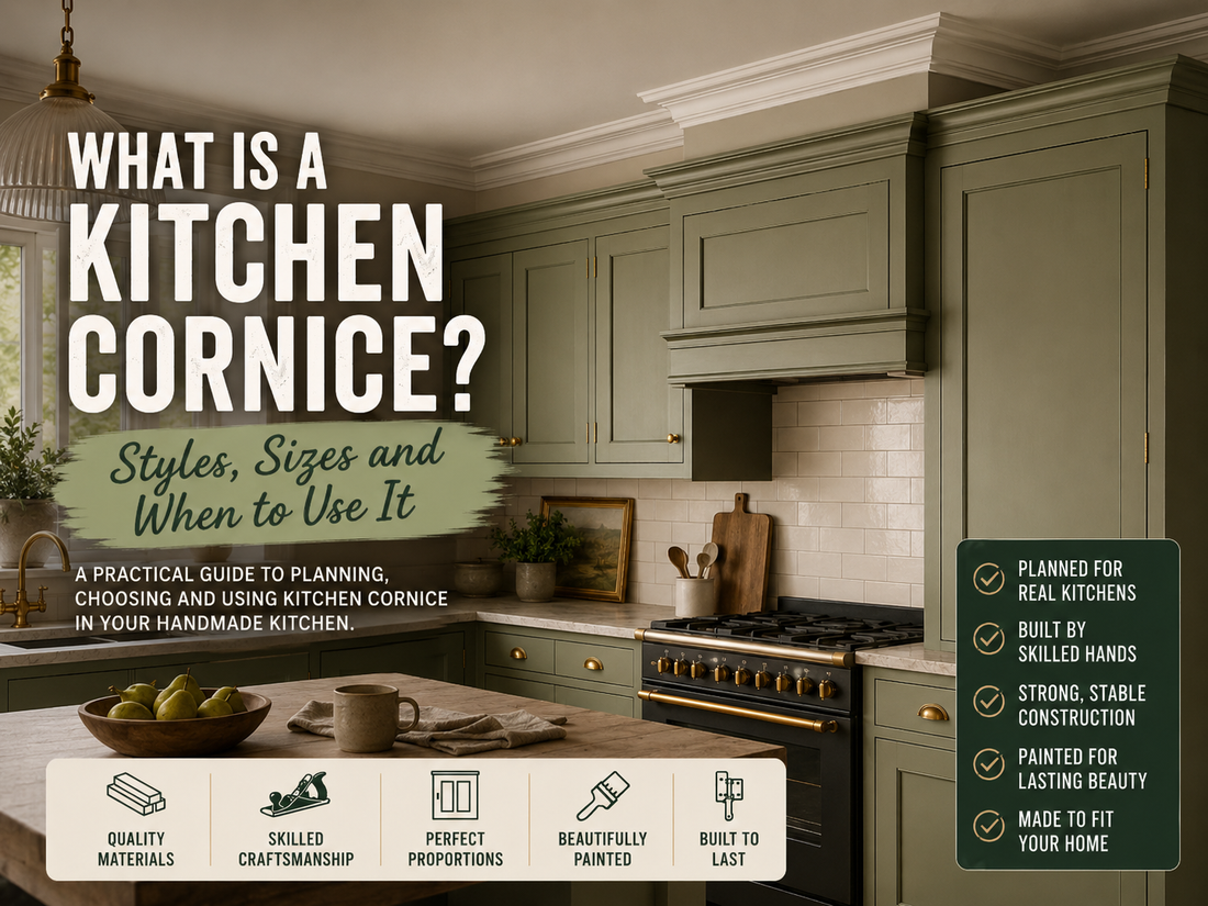 What Is a Kitchen Cornice? Styles, Sizes and When to Use It