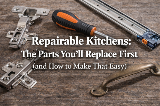 Repairable Kitchens: The Parts You’ll Replace First (and How to Make That Easy)