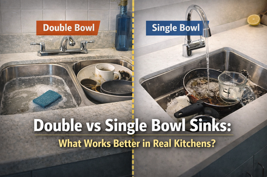 Double vs Single Bowl Sinks: What Works Better in Real Kitchens?