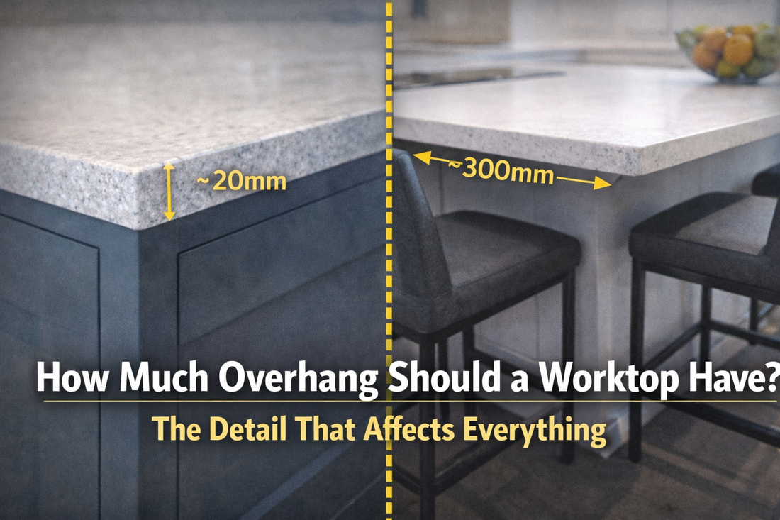 How Much Overhang Should a Worktop Have? The Detail That Affects Everything