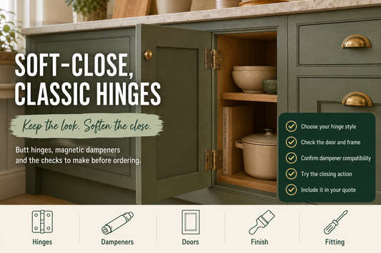 Can You Have Soft-Close Kitchen Doors with Traditional Butt Hinges?