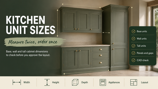 Standard Kitchen Unit Sizes: What to Check Before You Plan Base, Wall and Tall Cabinets