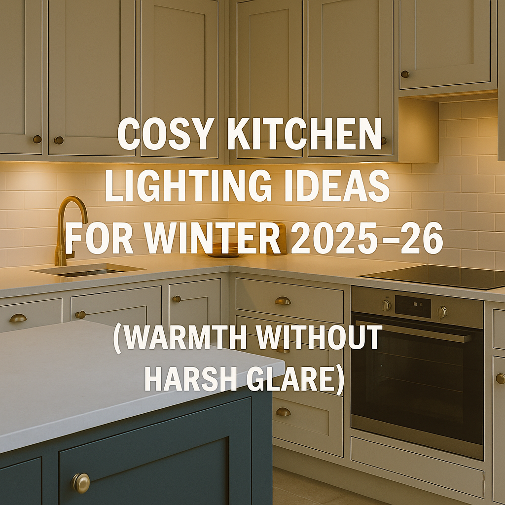 Cosy Kitchen Lighting Ideas for Winter 2025–26 (Warmth Without Harsh Glare)