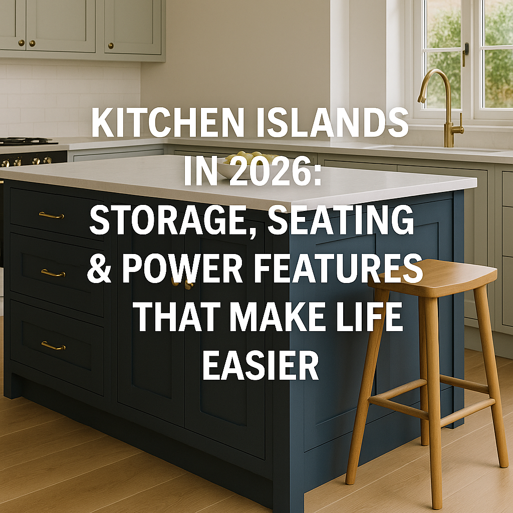Kitchen Islands in 2026: Storage, Seating & Power Features That Make Life Easier