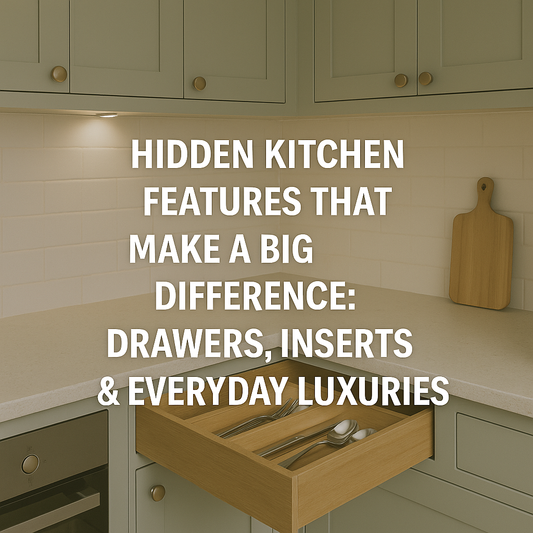 Hidden Kitchen Features That Make a Big Difference: Drawers, Inserts & Everyday Luxuries
