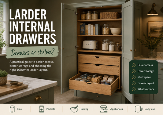 1000mm Larder Internal Drawers: When They Make More Sense Than Fixed Shelves