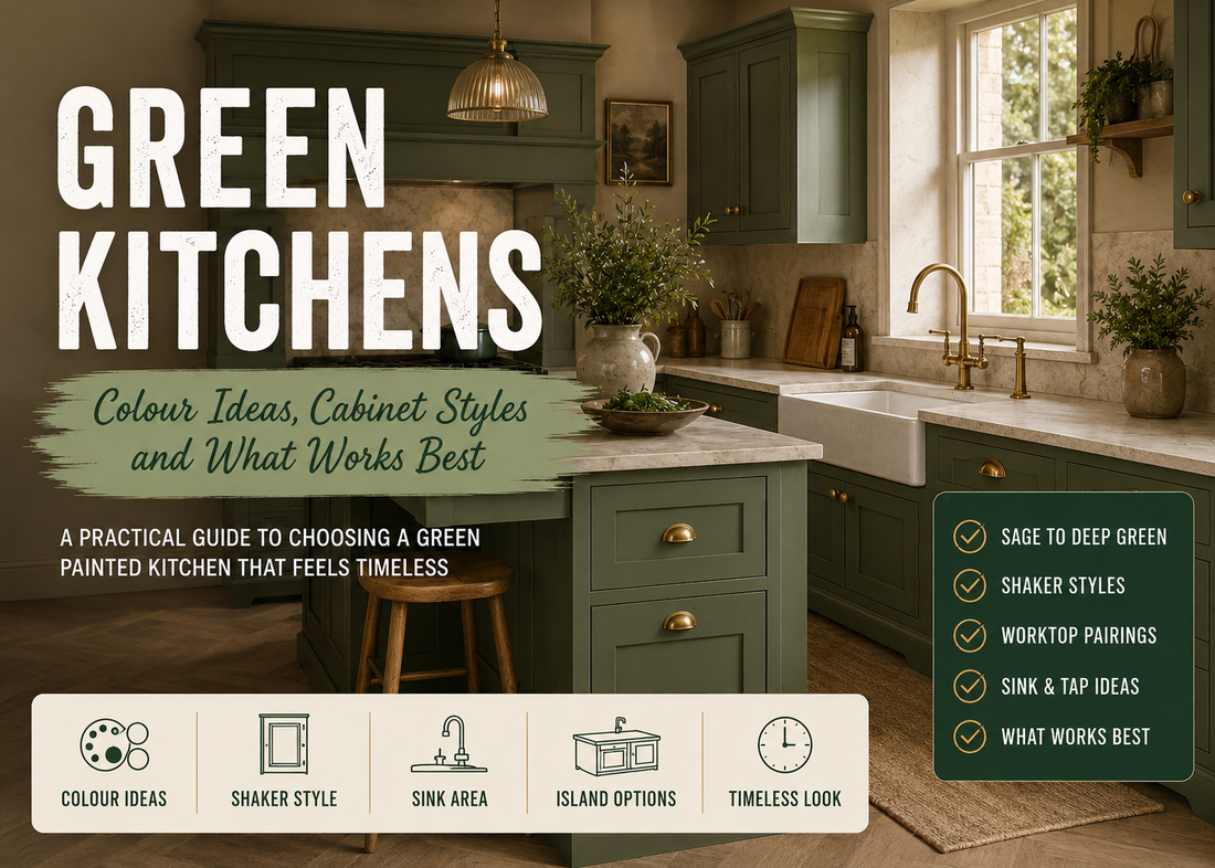 Green Kitchens: Colour Ideas, Cabinet Styles and What Works Best