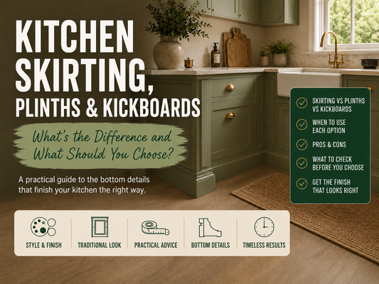 Kitchen Skirting, Plinths and Kickboards: What’s the Difference and What Should You Choose?