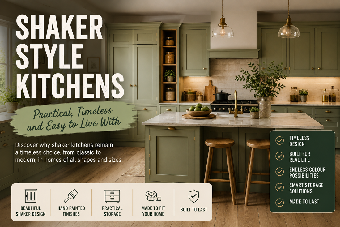 Shaker Style Kitchens: What Makes Them Practical, Timeless and Easy to Live With