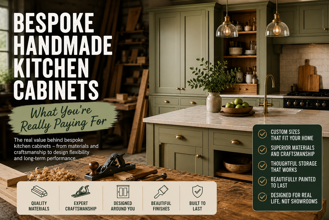 Bespoke Handmade Kitchen Cabinets: What You’re Really Paying For