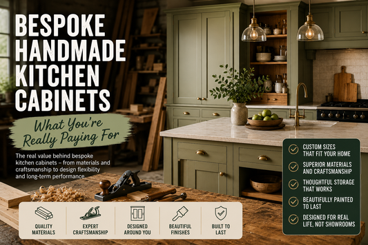 Bespoke Handmade Kitchen Cabinets: What You’re Really Paying For