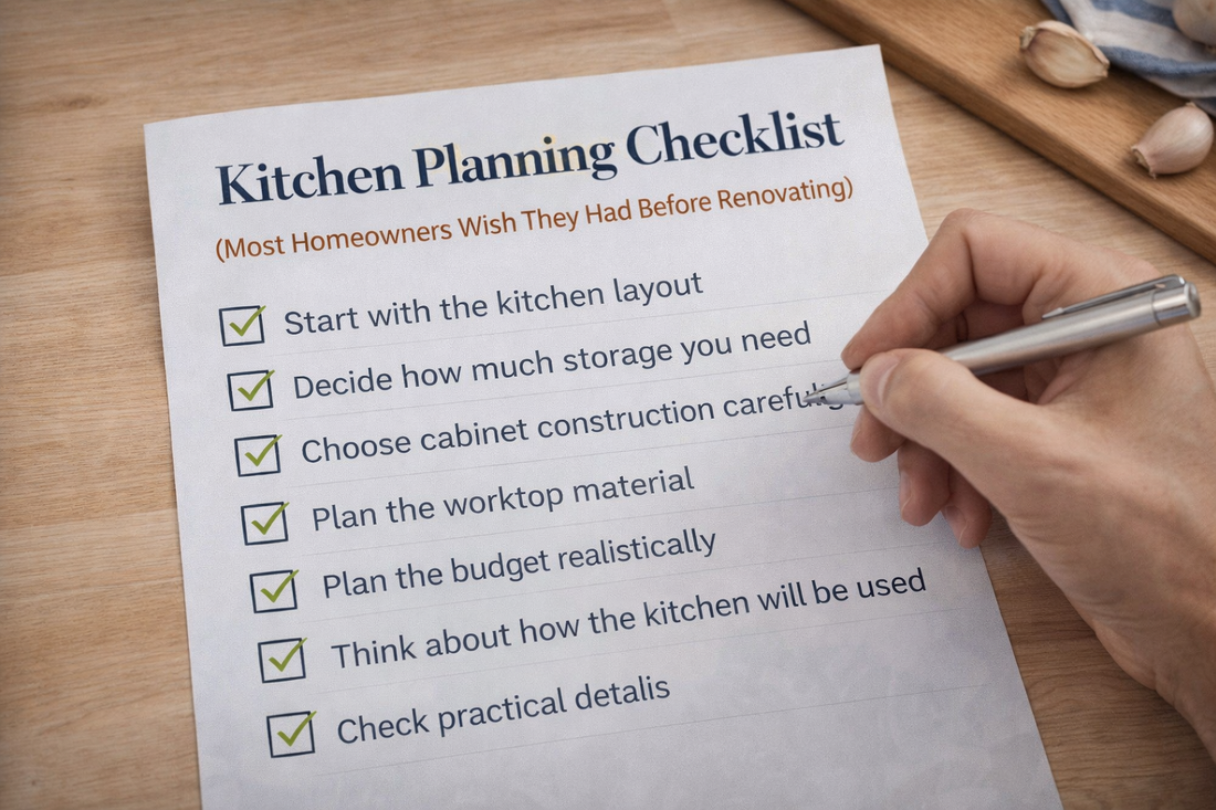 The Kitchen Planning Checklist Most Homeowners Wish They Had Before Renovating