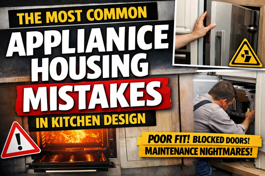 The Most Common Appliance Housing Mistakes in Kitchen Design