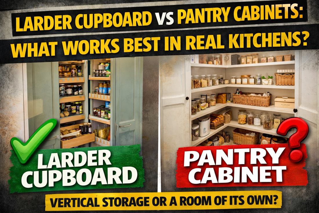 Larder Cupboards vs Pantry Cabinets: What Works Best in Real Kitchens?