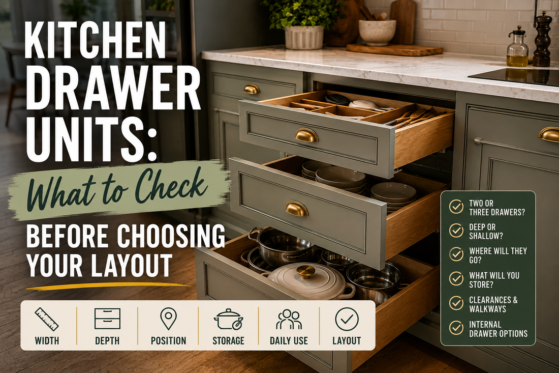 Kitchen Drawer Units: What to Check Before Choosing Your Layout