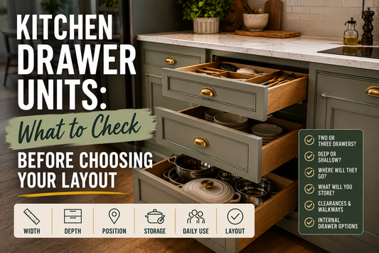 Kitchen Drawer Units: What to Check Before Choosing Your Layout