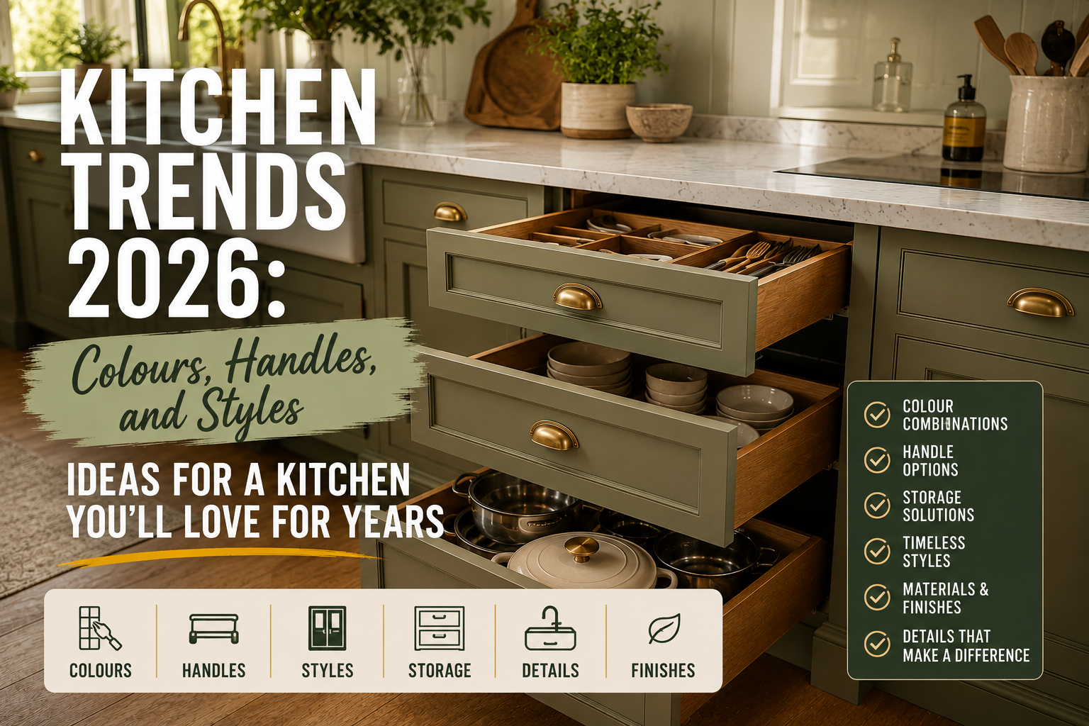 Painted Kitchen Trends 2026: Colours, Handles & Styles – The Painted ...