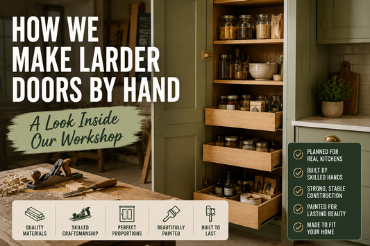 How We Make Larder Doors by Hand – A Look Inside Our Workshop