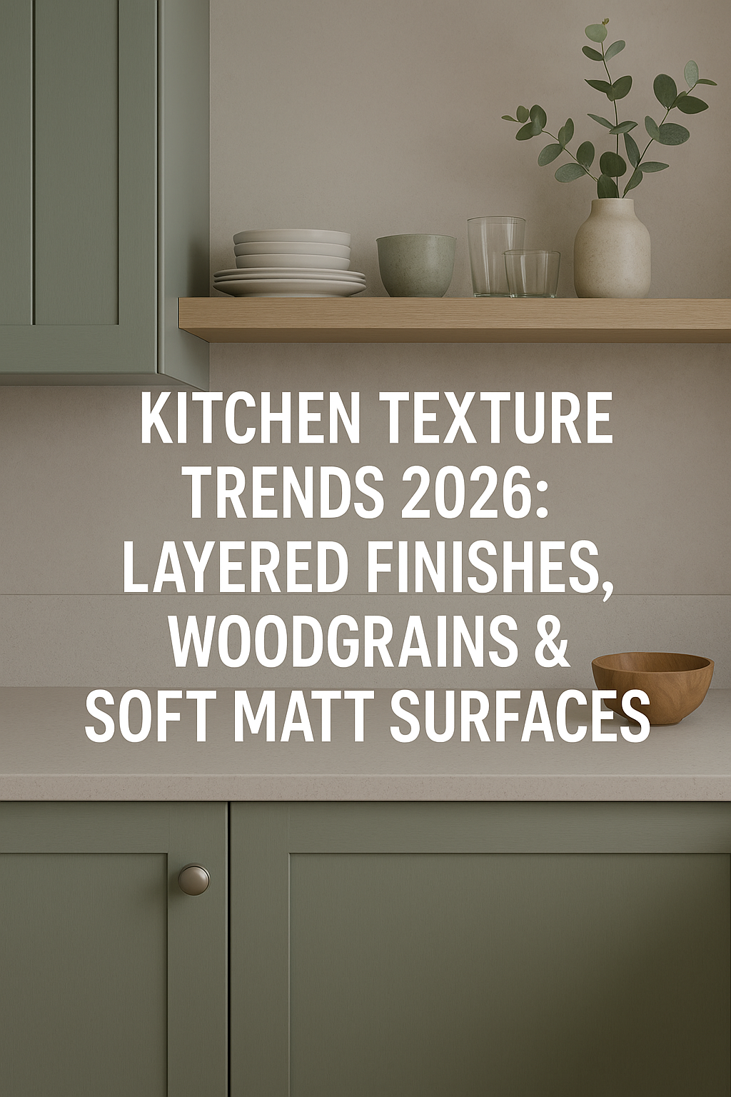 Kitchen Texture Trends 2026: Layered Finishes, Woodgrains & Soft Matt Surfaces