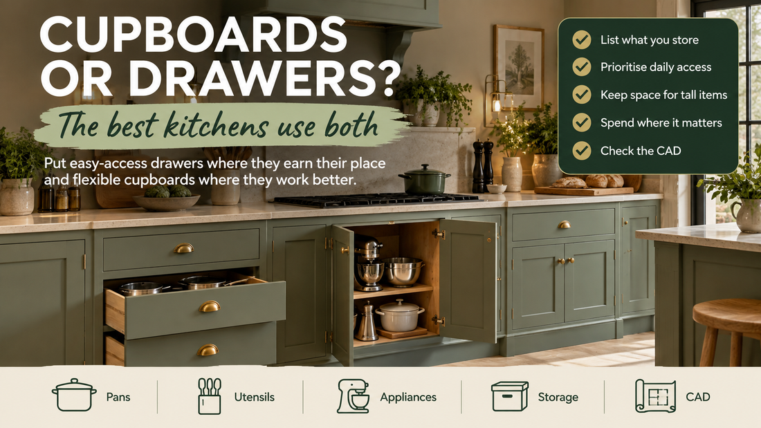 Should You Mix Cupboards and Drawers in the Same Kitchen?