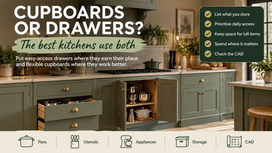 Should You Mix Cupboards and Drawers in the Same Kitchen?
