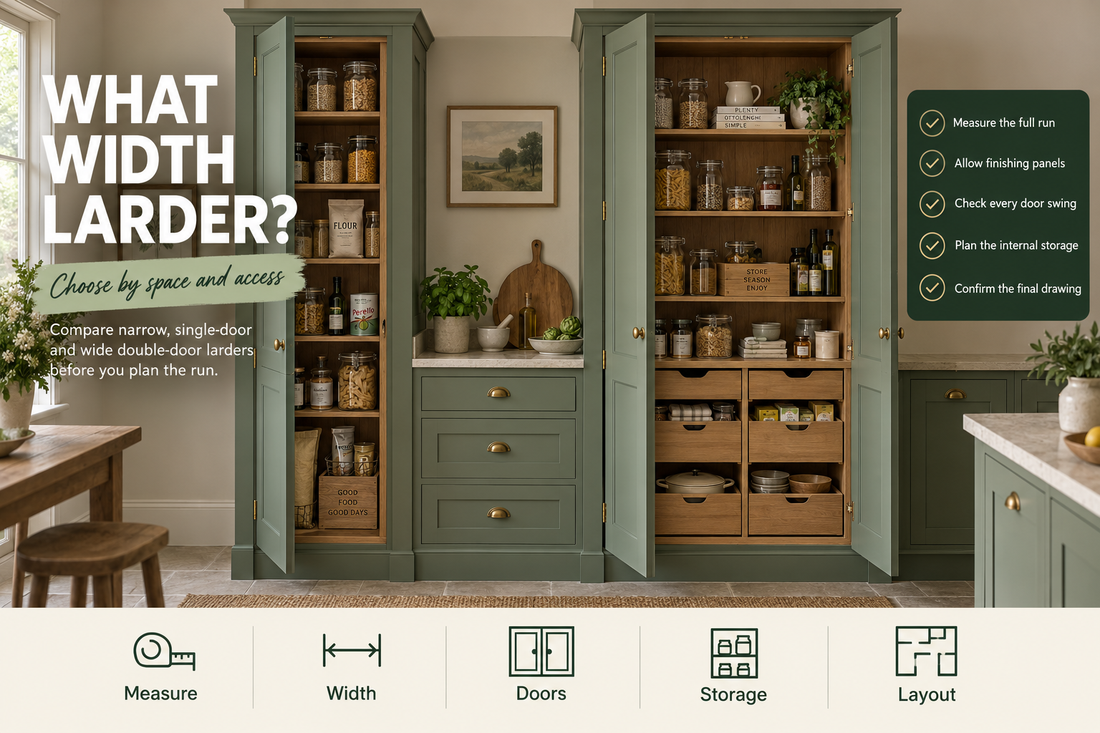 What Width Larder Unit Do I Need? 400mm to 1200mm Compared
