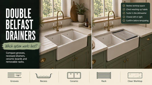 Which Drainer Works Best with a Double Belfast Sink?