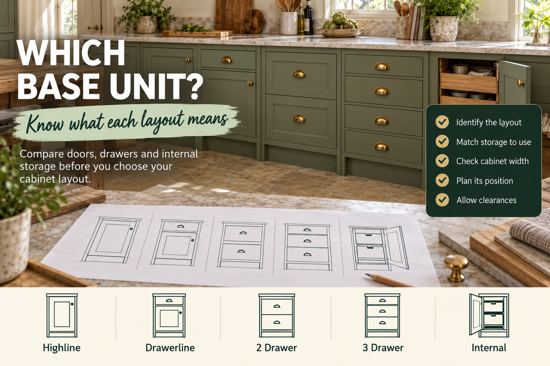 Kitchen Drawer Units: Highline, Drawerline and Drawer Layouts Explained