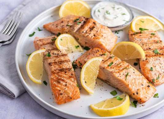 A beautiful grilled salmon recipe - The Painted Kitchen Company Ltd