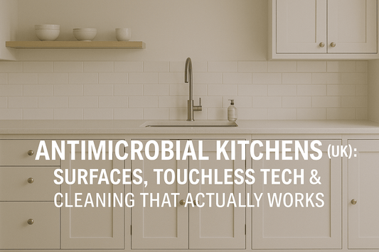 Antimicrobial Kitchens (UK): Surfaces, Touchless Tech & Cleaning That Actually Works - The Painted Kitchen Company Ltd
