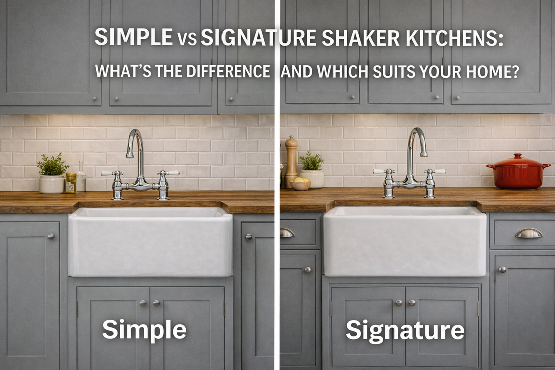 Simple vs Signature Shaker Kitchens: What’s the Difference and Which Suits Your Home?