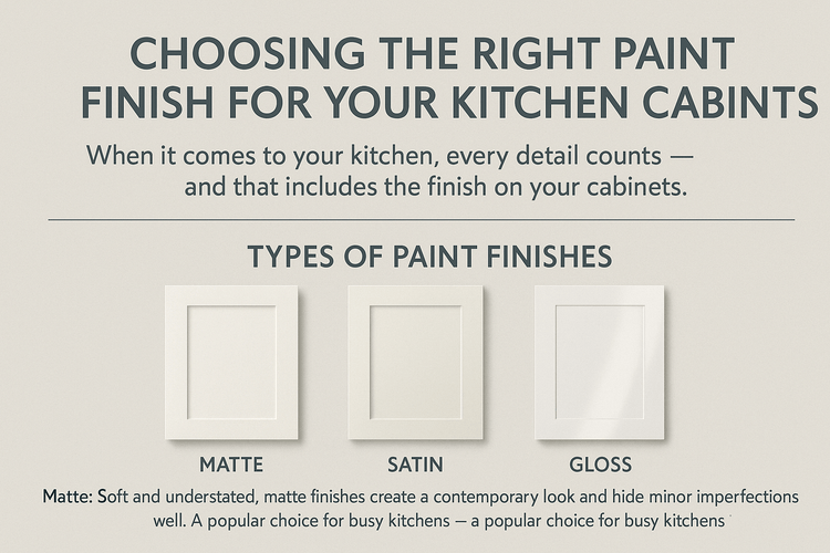 Choosing the Right Paint Finish for Your Kitchen Cabinets – The Painted ...